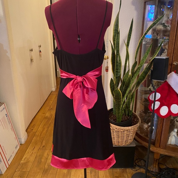 Taboo Little Black Dress With Punk Bow and Bow Tie on Back. - Picture 2 of 2